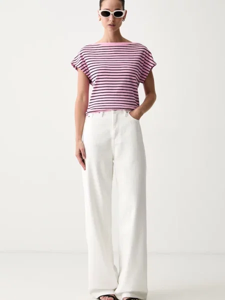Tommy Hilfiger tričko dámske fialová
