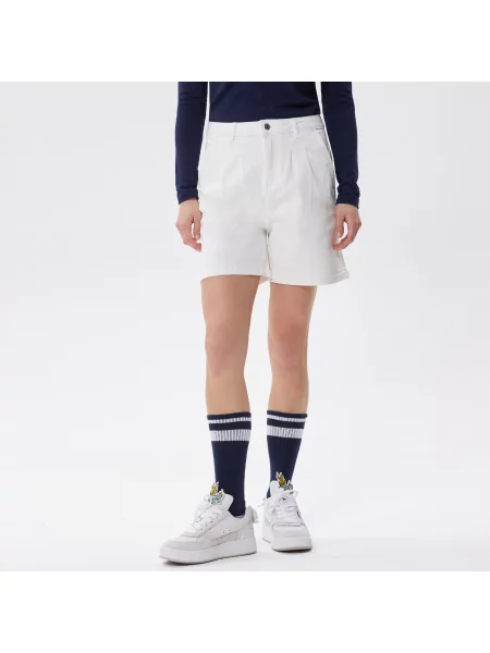 Lacoste Bermudy Lacoste białe