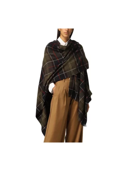 Barbour Peleryna Staffin Serape gruen zielony