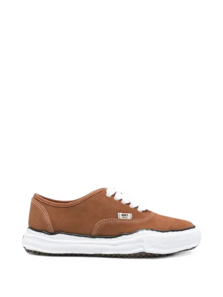 Sneakerși Maison Mihara Yasuhiro din piele de căprioară maro