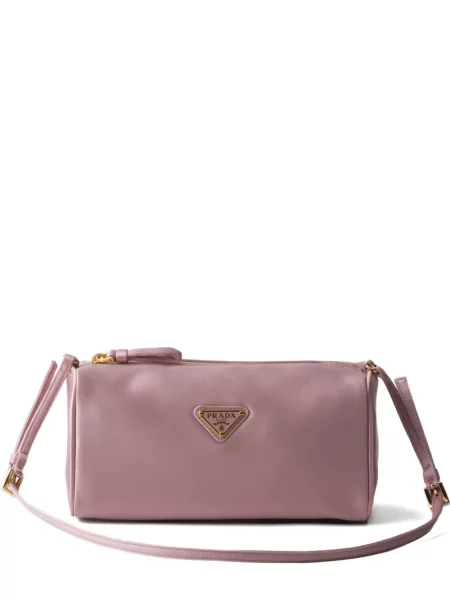 Mini geantă Prada din satin mini roz