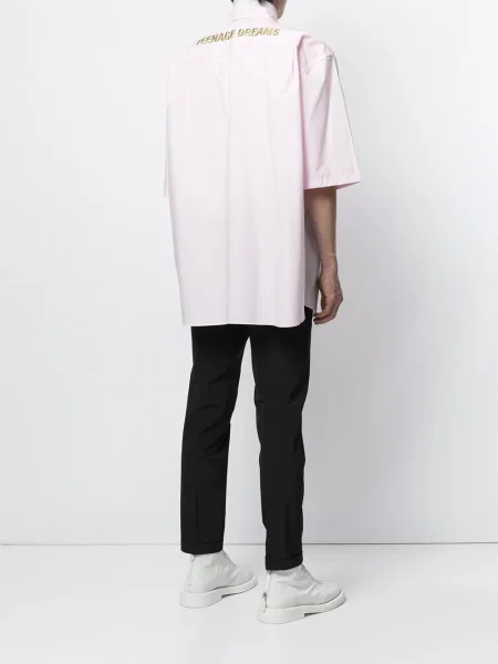 Риза Raf Simons розово