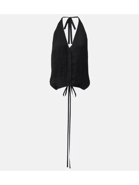 Vestă Joseph plisată negru