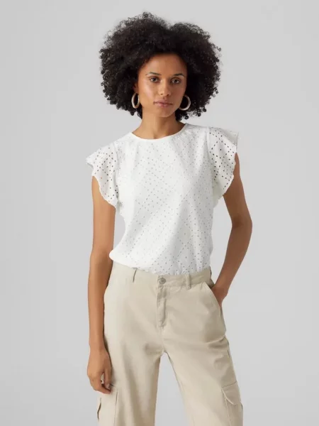 Футболка Vero Moda перероблений білий