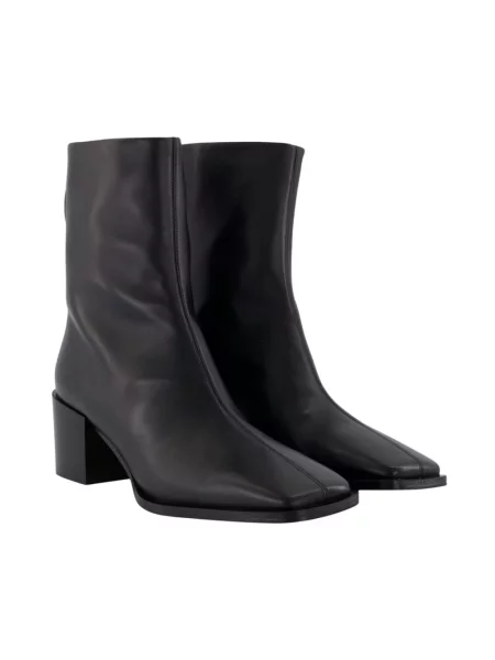 Buty do kostki Aeyde skórzane czarne