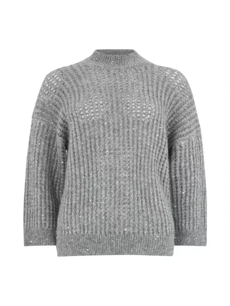 Sweter Peserico wełniany szary