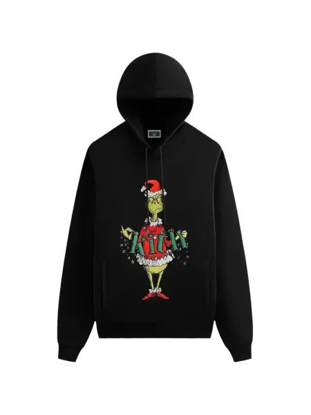 Hanorac cu glugă Kith negru