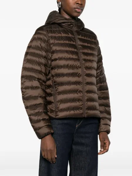 Geacă Canada Goose cu glugă maro
