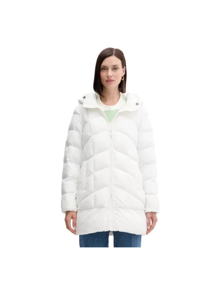 Geox kurtka ANYLLA zimowa oversize biały