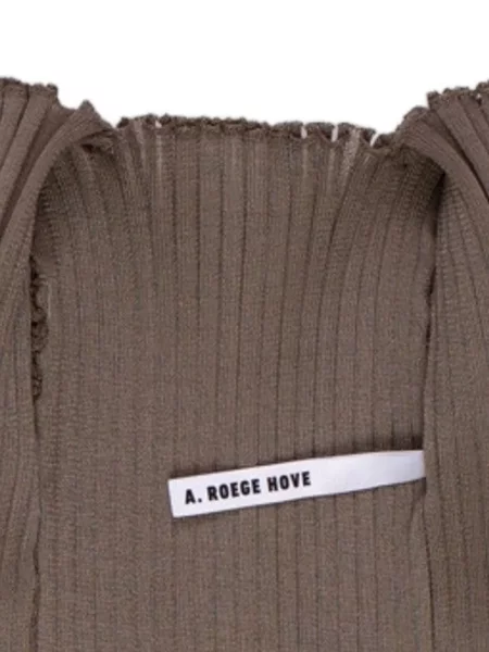 Cardigan A. Roege Hove cu nervuri maro