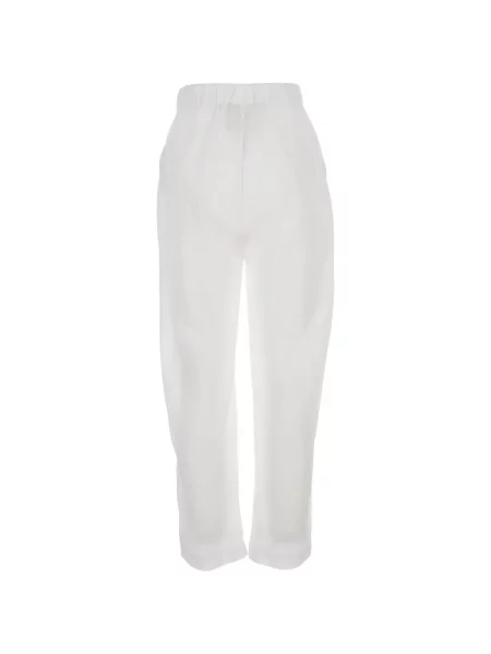 Pantaloni Semicouture cu cordon alb