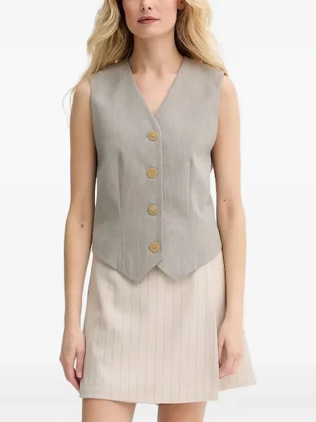 Vestă By Malene Birger gri