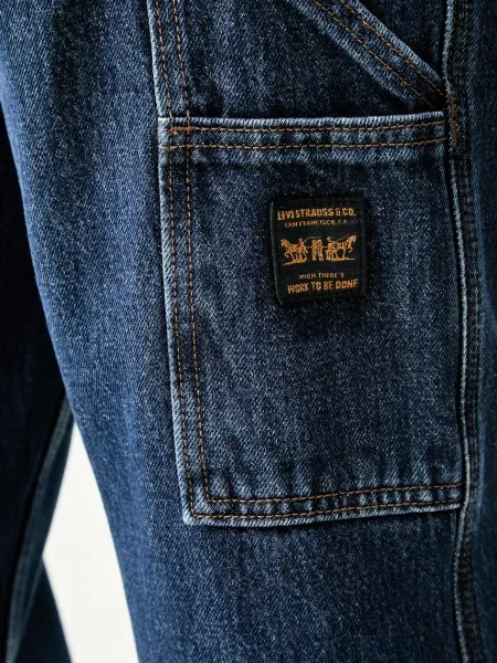 Levi's дънки straight мъжки LOOSE STRT CARPENTER x WORKWEAR синьо