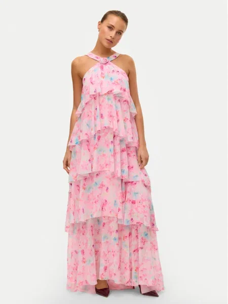 Vero Moda Rochie de seară Felicia roz