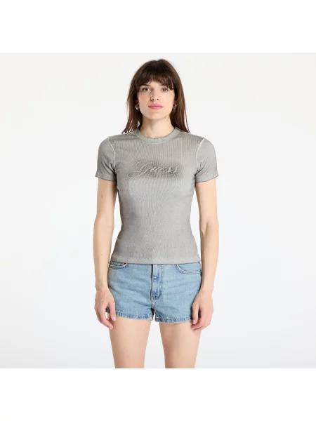 Top Guess Originals prążkowany czarny