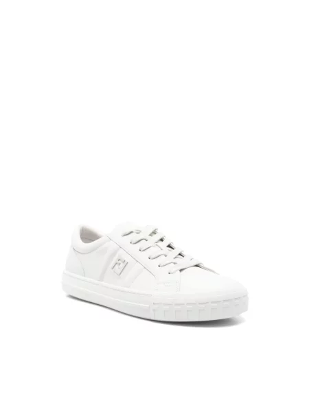 Sneakersy Fendi skórzane białe