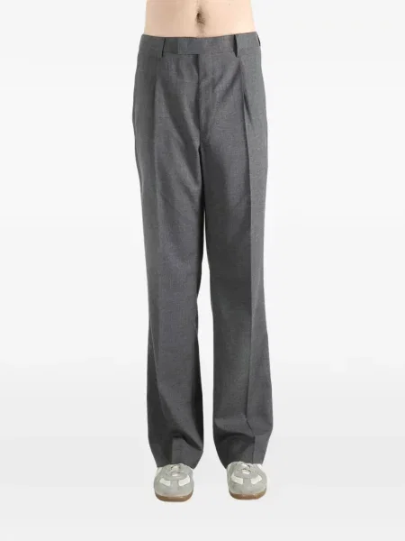 Pantaloni Auralee plisate gri