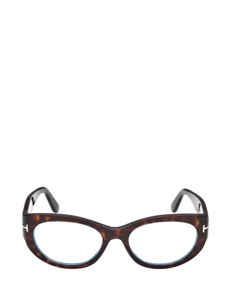Ochelari de soare rotunzi Tom Ford Eyewear maro