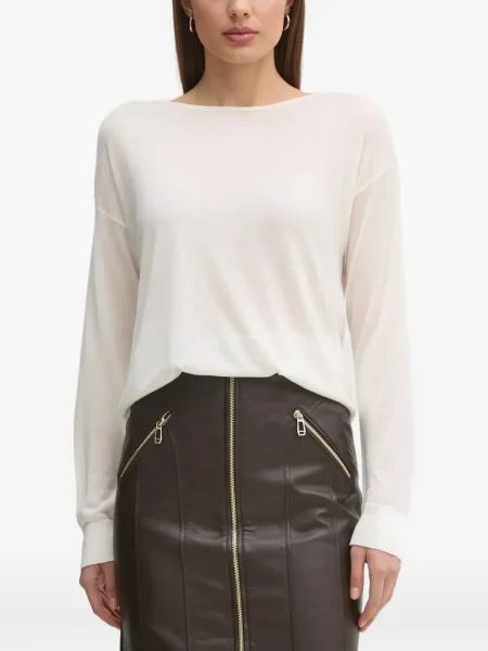 Fustă din piele Joop! maro