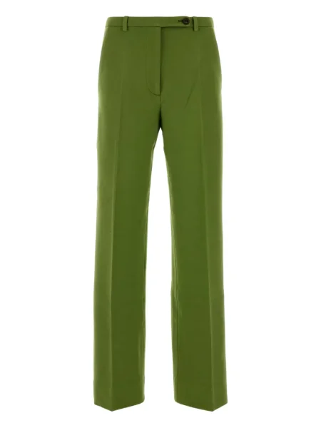 Pantaloni Miu Miu verde