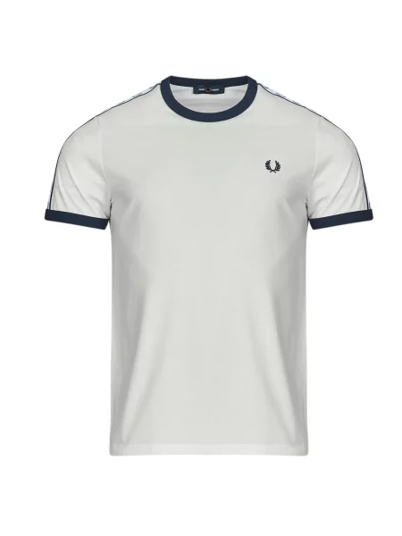 Majica Fred Perry s kratkimi rokavi bela