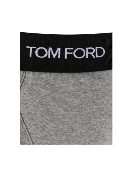 Majtki Tom Ford z logo szare