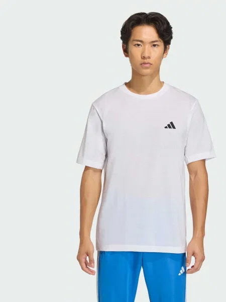 Спортивна футболка adidas Adidas Essentials перероблений білий