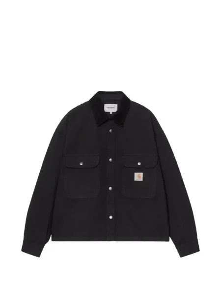 Geacă Carhartt Wip de catifea cord negru