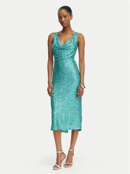 Rinascimento Sukienka koktajlowa zielony