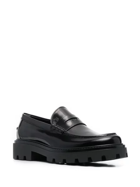 Iš natūralios odos loaferiai Tod's juoda
