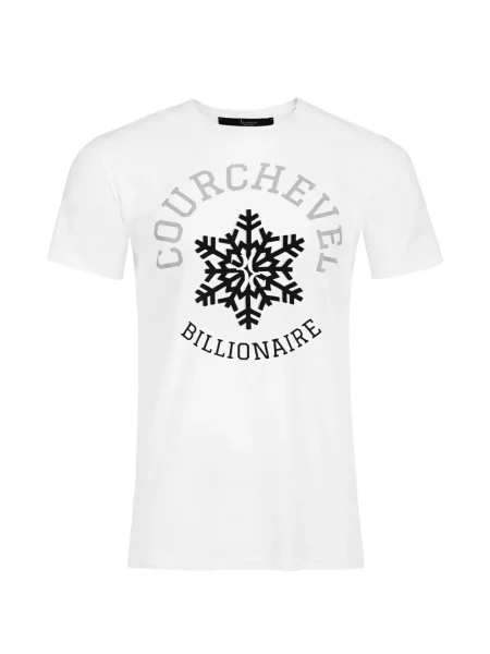 Tricou Billionaire cu imagine alb