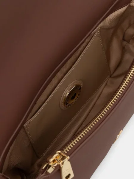 Кожаная сумка Love Moschino