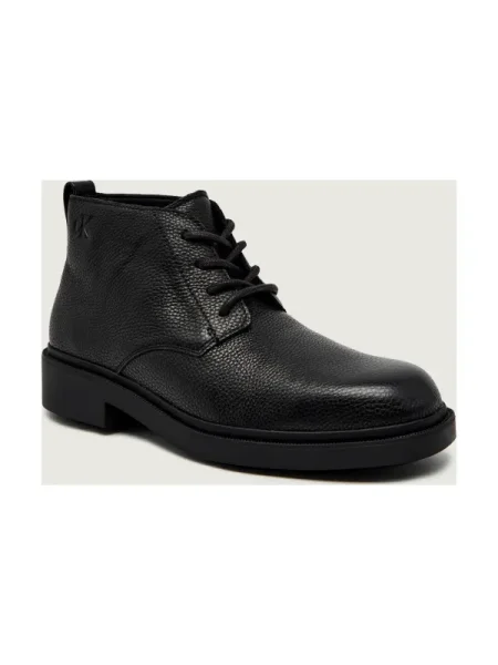 Calvin Klein Bocanci cu șireturi negru