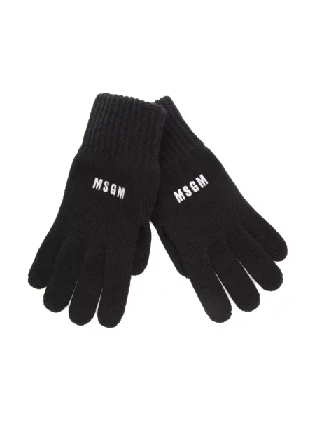 Rękawiczki Msgm czarne