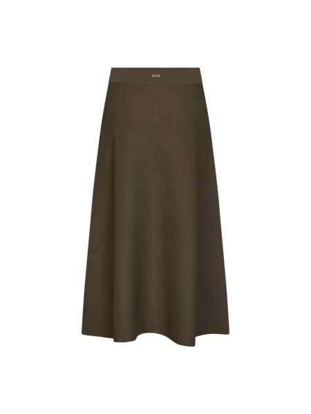 Lniana spódnica Max Mara zielona