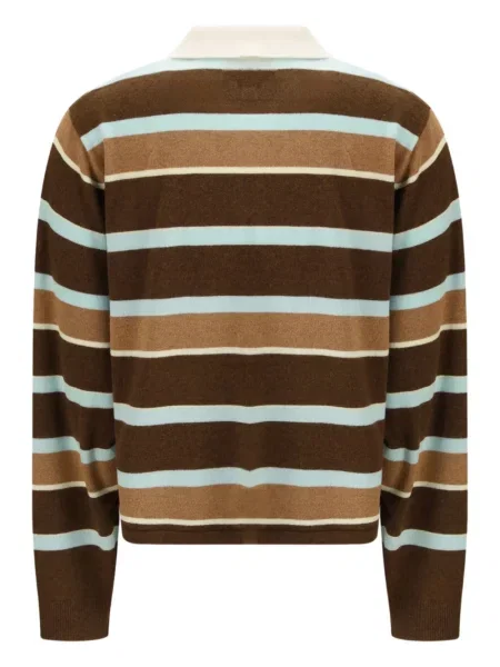 Prugasti top Guest In Residence ošišan smeđa