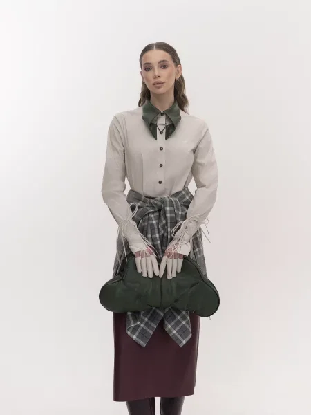 Сорочка Seven Eleven бавовна/поліестер/еластан бежевий