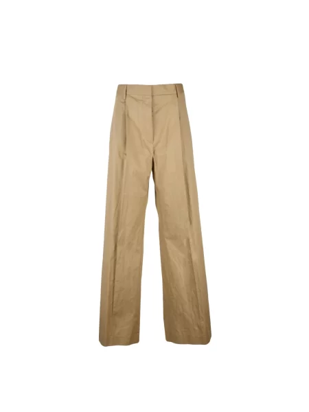 Spodnie Dries Van Noten beżowe