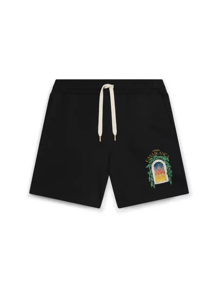 Bermudy Casablanca s potiskem černé