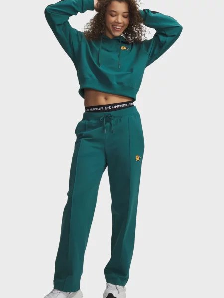 Махровые брюки Under Armour зеленые