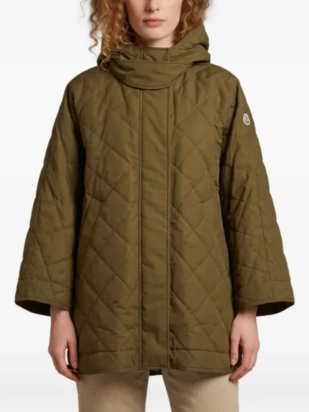 Matlasat geacă Moncler verde