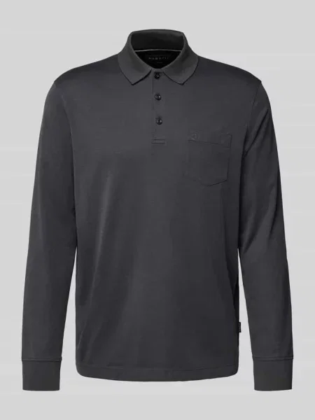 Koszulka polo z wyhaftowanym logo Bugatti