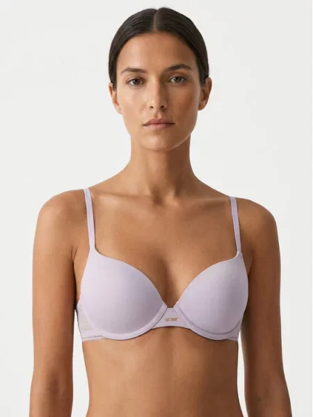 BOSS Push-Up nedrček vijolična