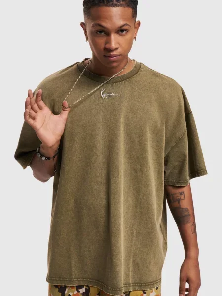 Karl Kani Tricou oliv alb