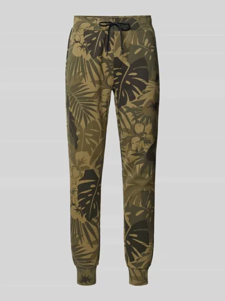 Spodnie dresowe o kroju regular fit z zaznaczonym rozporkiem Polo Ralph Lauren