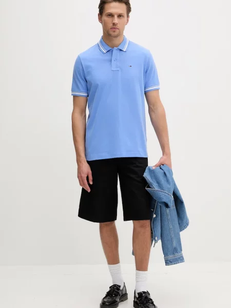 Tommy Jeans polo majica modra