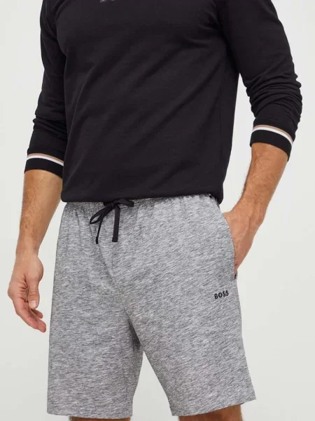 BOSS pantaloni scurți de lounge gri