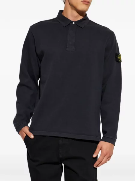 Pulover Stone Island cu strasuri albastru