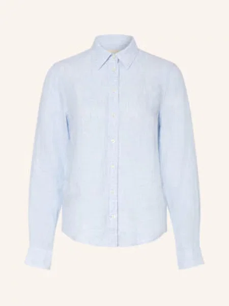 Gant Lněná Košilová Halenka tmavě modrá