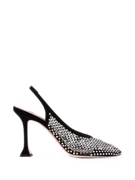 Pantofi cu toc Amina Muaddi negru